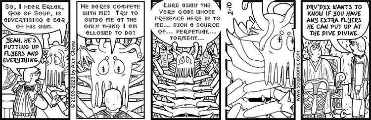"DO I!?" Comic strip for February 10 2024.